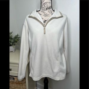 SJB Active Off White Fleece Top